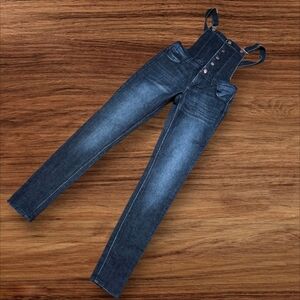 Tinseltown Dark Blue Denim Overalls